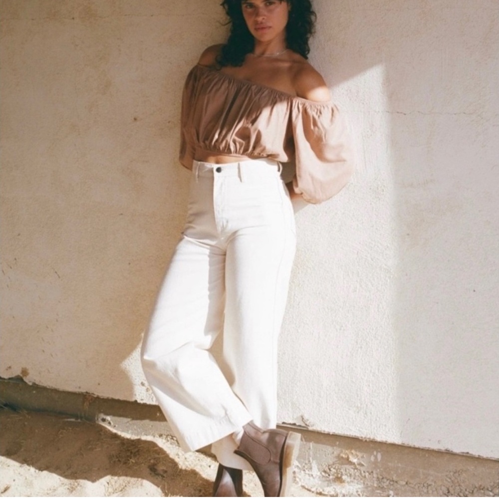 OZMA Cone Denim Wide Leg Pant 25